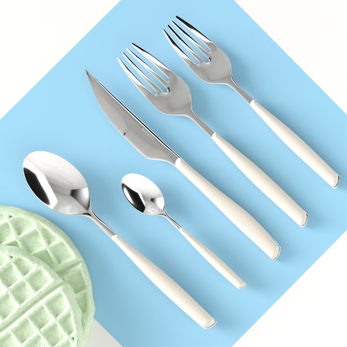 Bugatti Italy Glamour Stainless Steel Flatware Set of 5 & Reviews